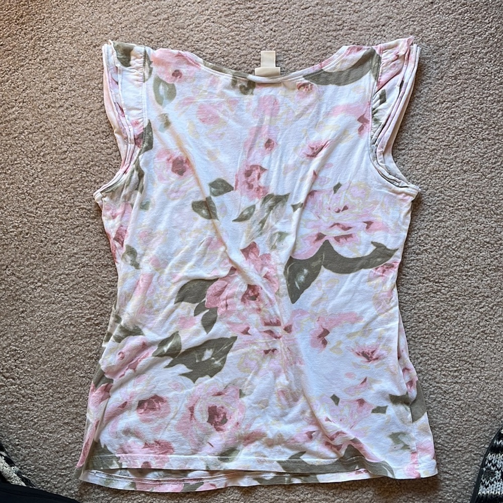 H&M rose sleeveless top size Large - Picture 8 of 9